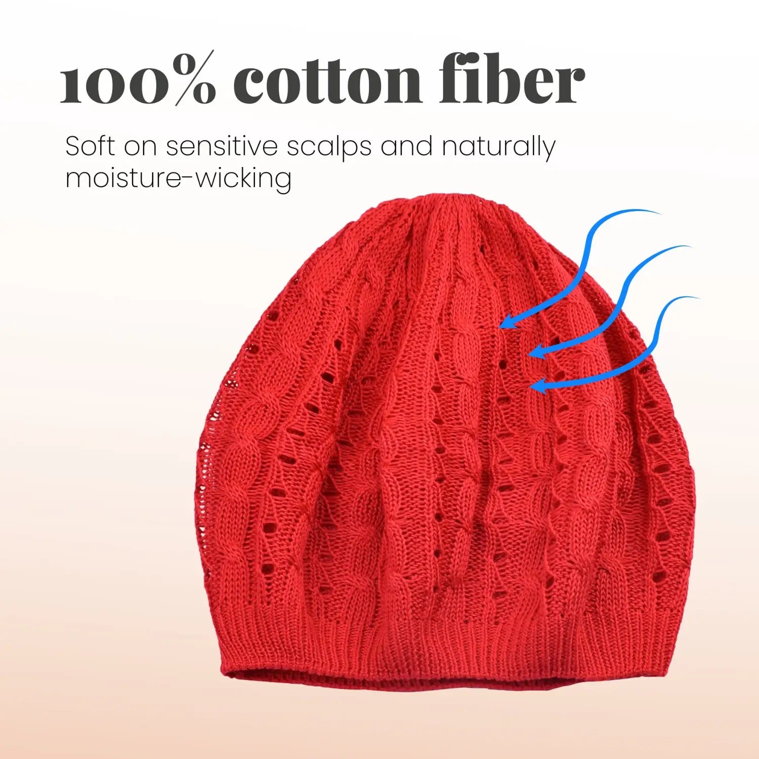 Women’s Cable Design Knitted Crochet Beanie Hat - Hats