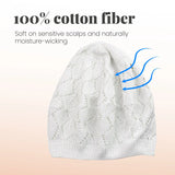 Women’s Leaf Design Knitted Crochet Beanie Hat - Hats
