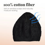 Women’s Leaf Design Knitted Crochet Beanie Hat - Hats