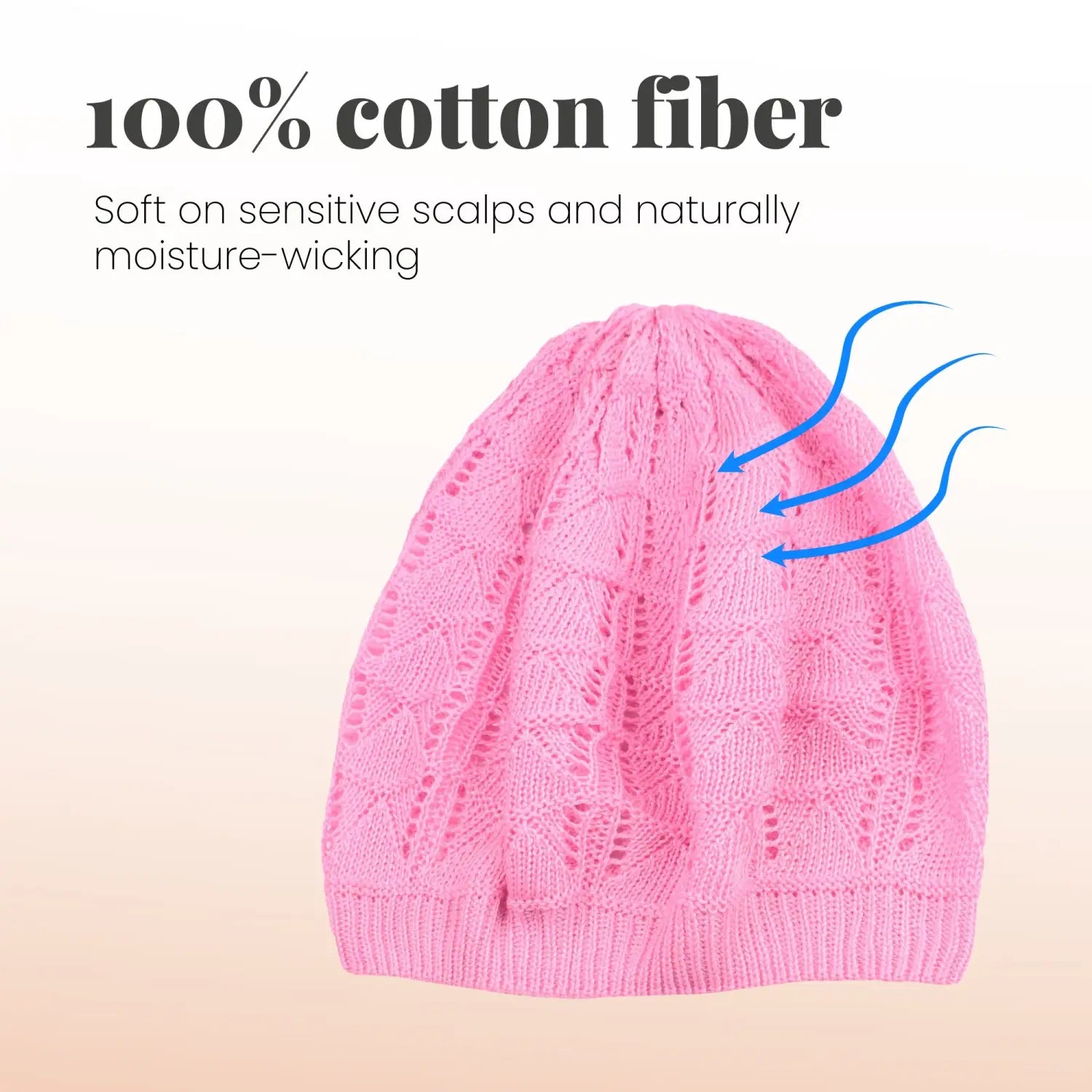 Women’s Triangle Design Knitted Crochet Beanie Hat - Hats
