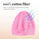 Women’s Triangle Design Knitted Crochet Beanie Hat - Hats