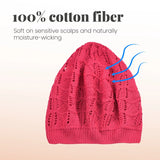 Women’s Triangle Design Knitted Crochet Beanie Hat - Hats